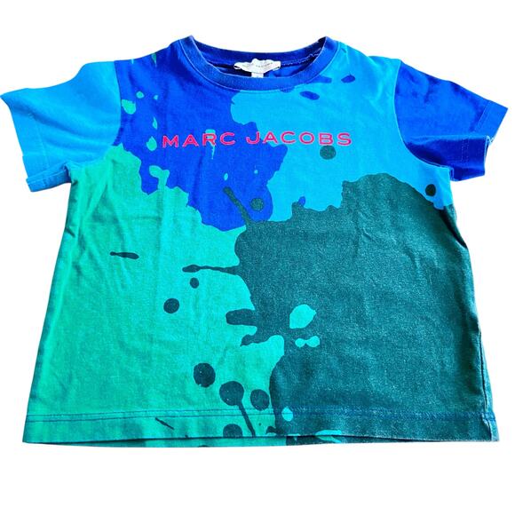 Marc Jacobs Branded Cotton Multicolor  T-Shirt size 2 - Picture 1 of 4